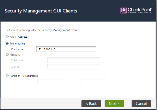 Security Management GUI Clients