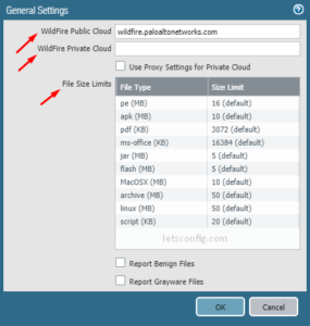 How To Configure Wildfire In Palo Alto - LetsConfig